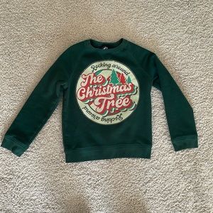Lands End. Green sweater. Size Kids Medium (5/6).